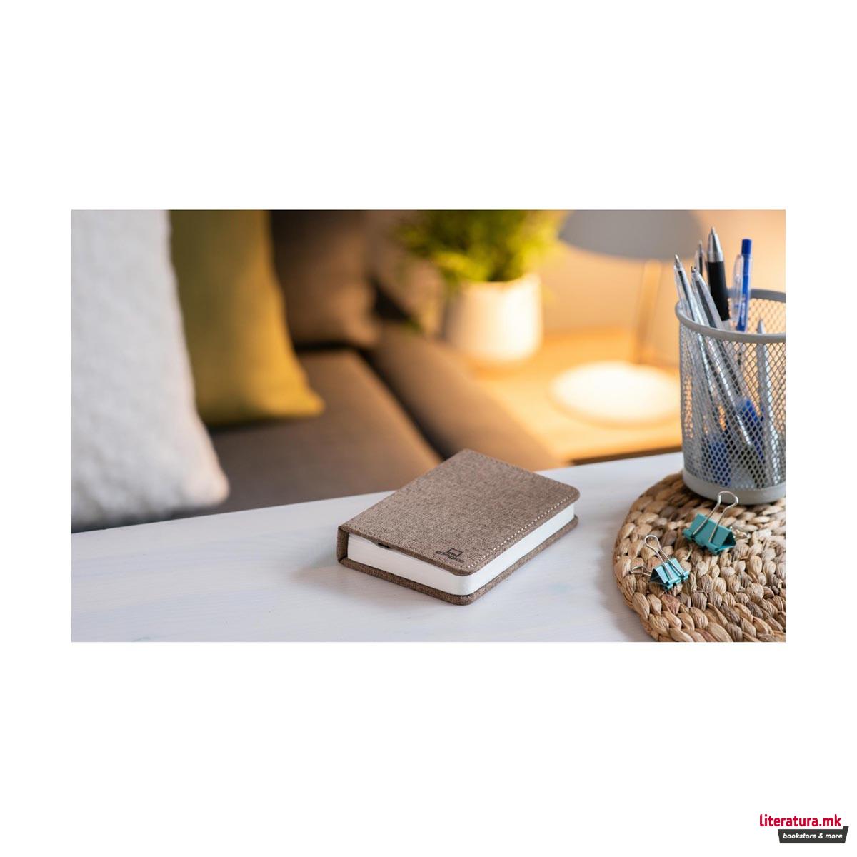 Паметна ламба - Книга, Mini Smart Book Light, кафеава 
