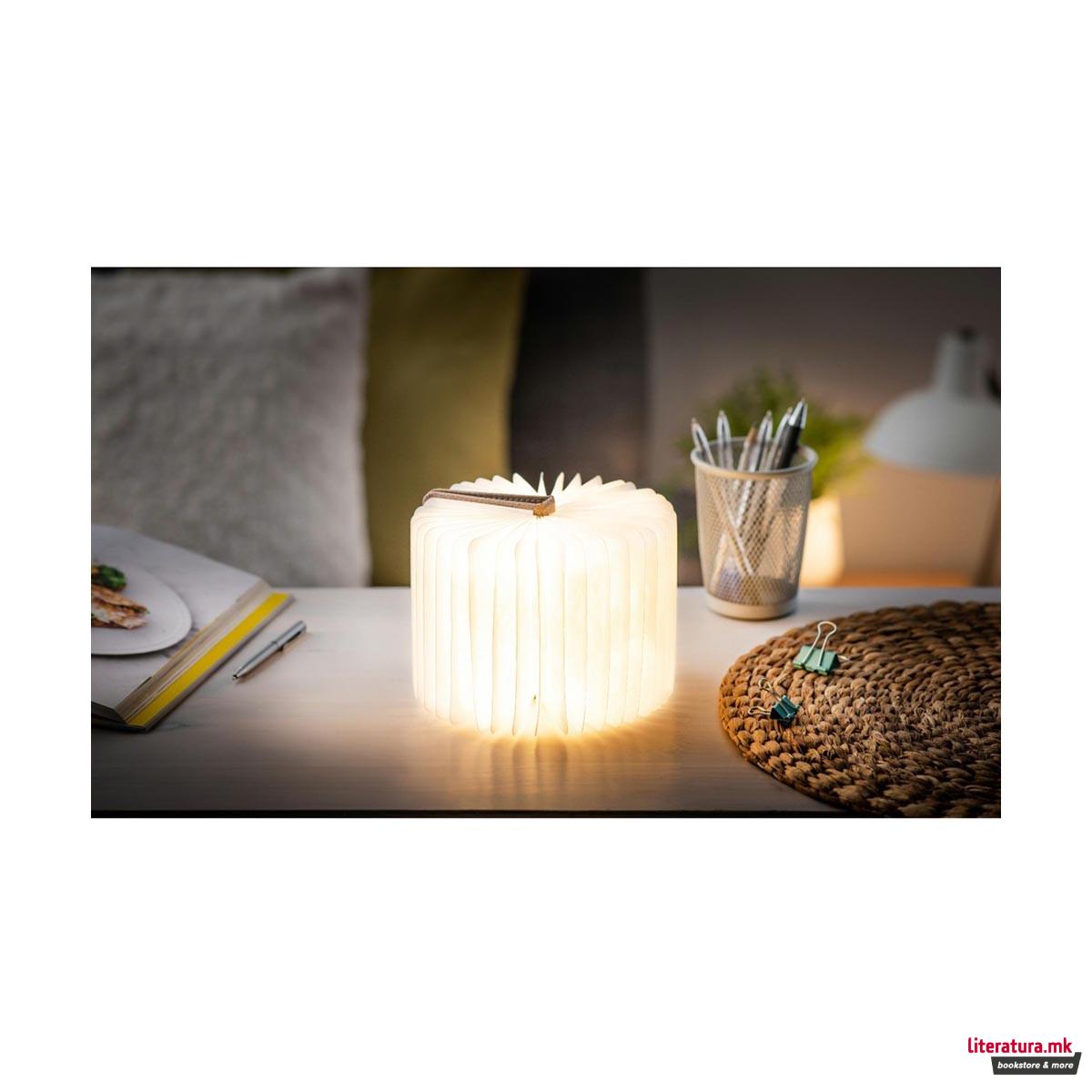 Паметна ламба - Книга, Mini Smart Book Light, кафеава 