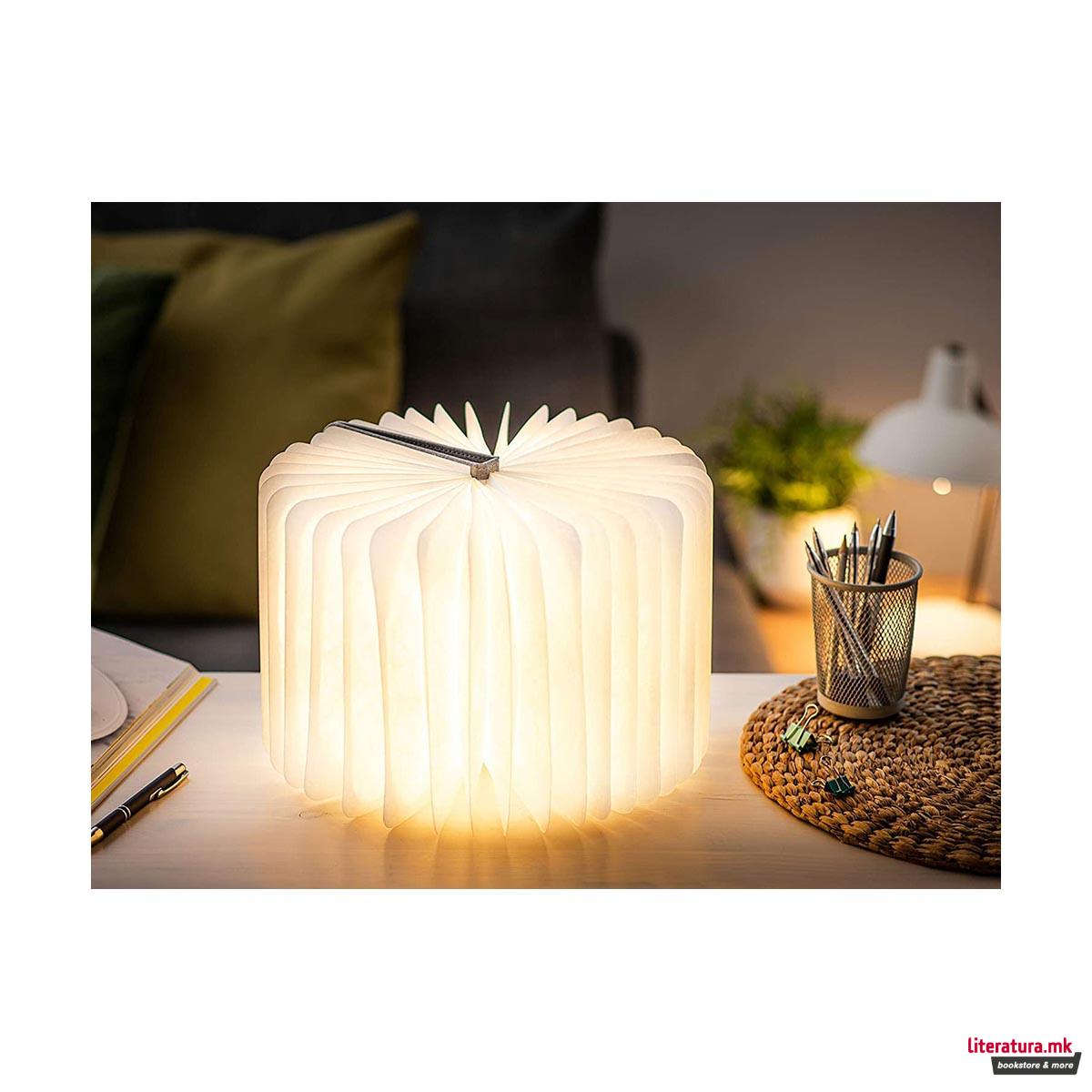 Паметна ламба - Книга, Large Smart Book Light, сива