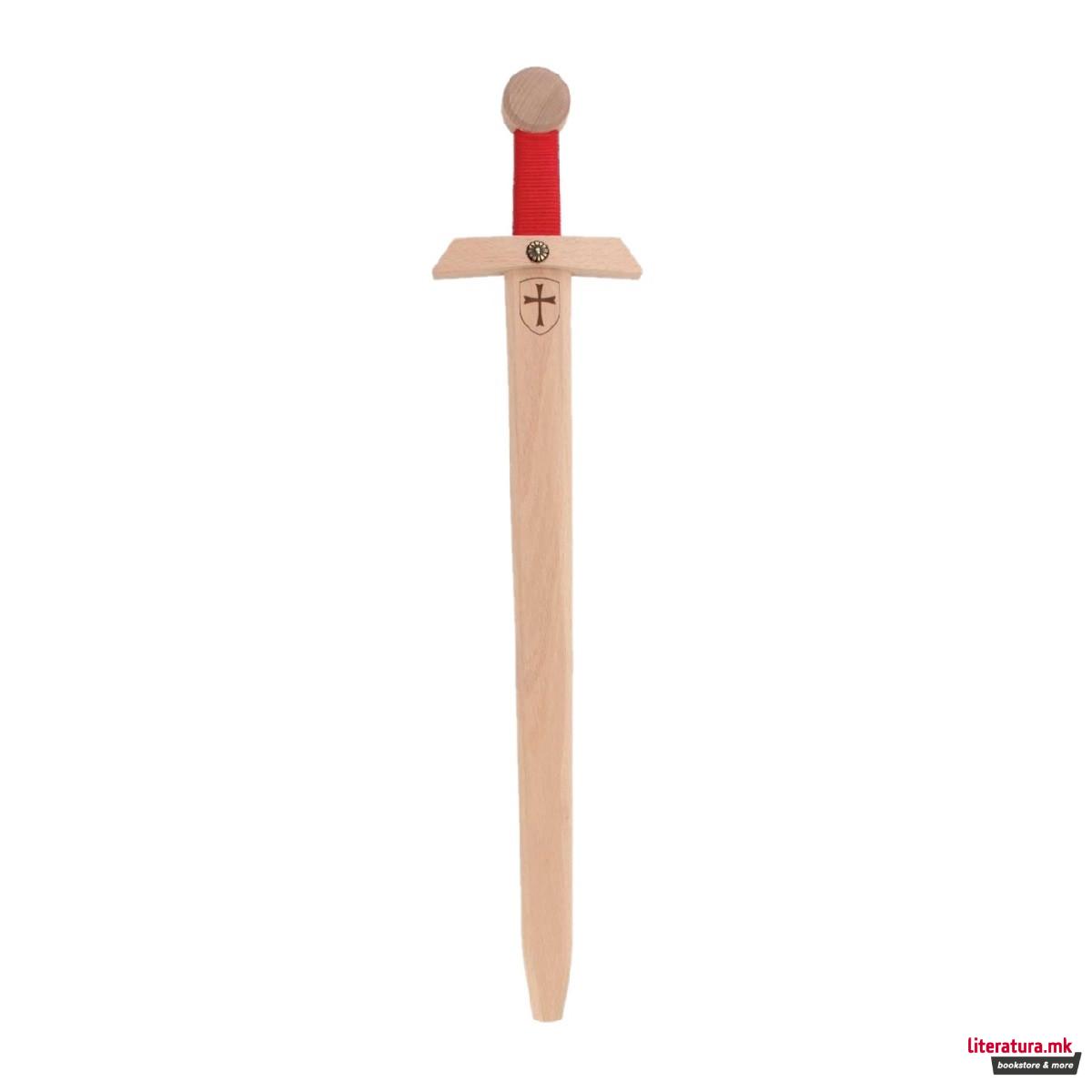 Темпларски меч со жиг, голем, 66cm 