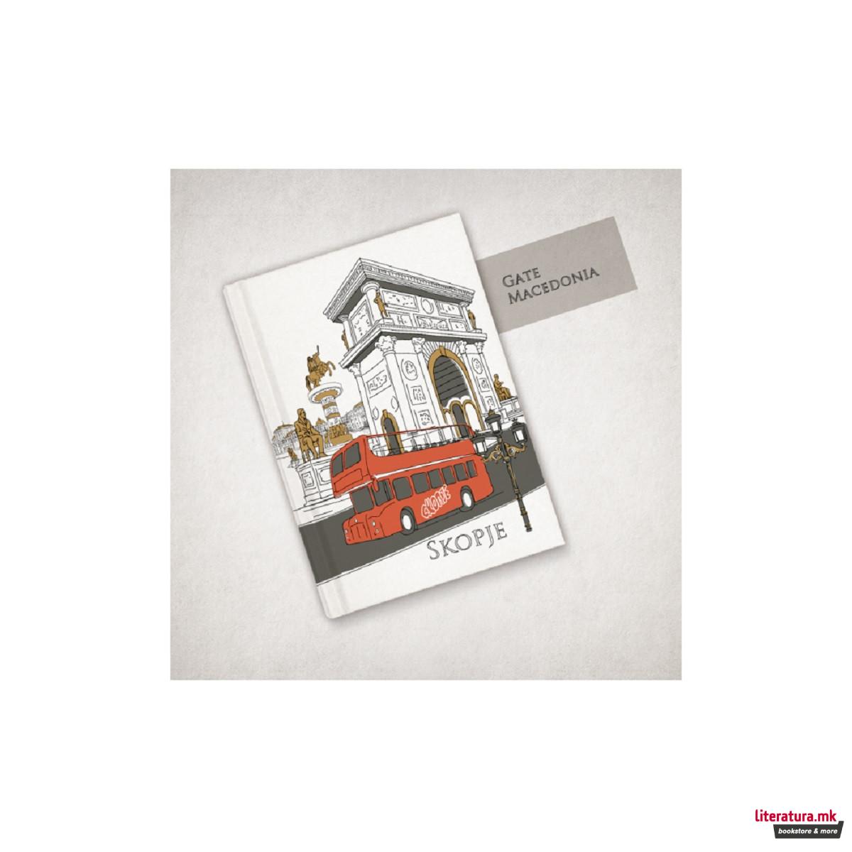 Тефтер, Skopje city landmarks, Триумфална порта, B6 