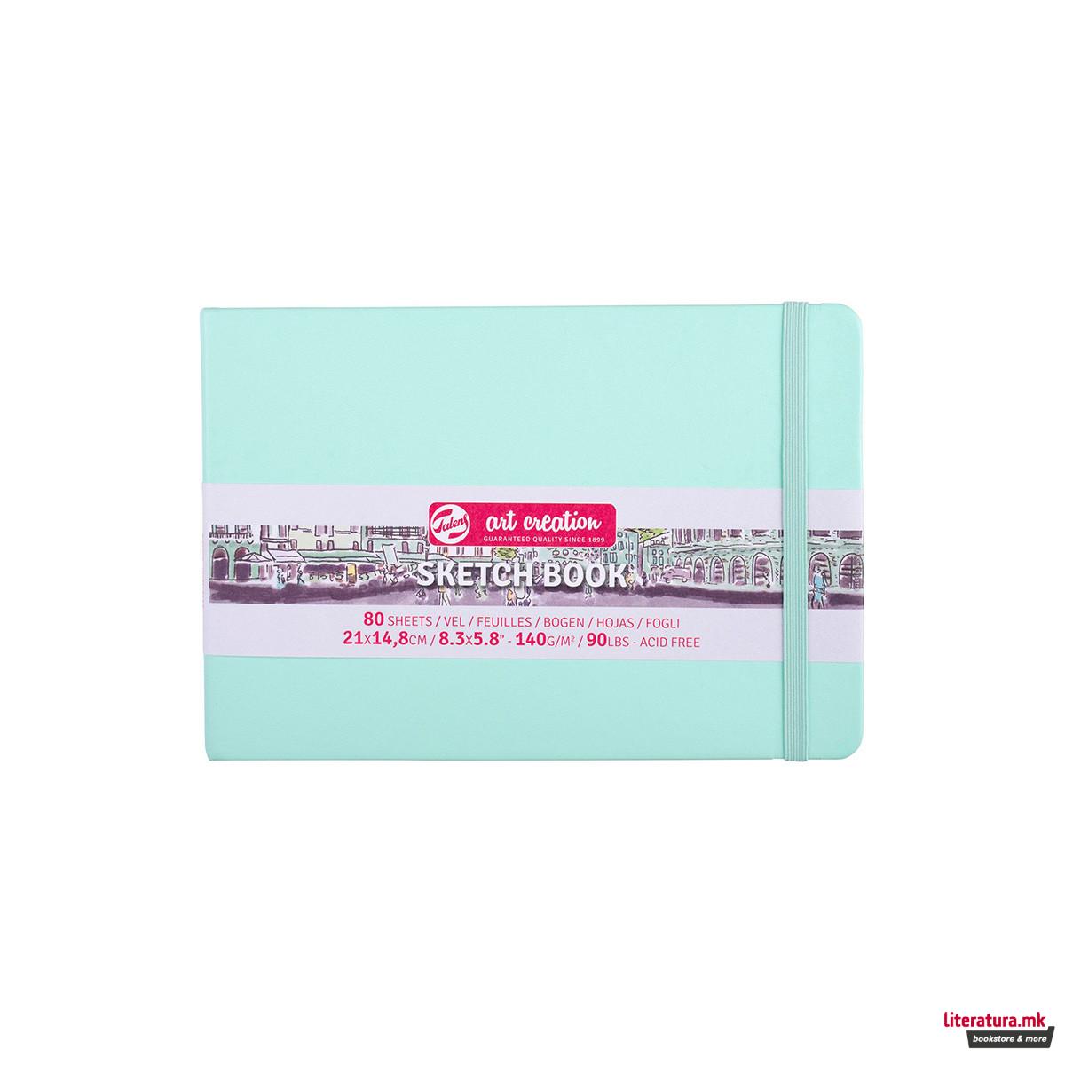Скицник, Talens Art Creation, 21 x 14.8 цм, fresh mint 