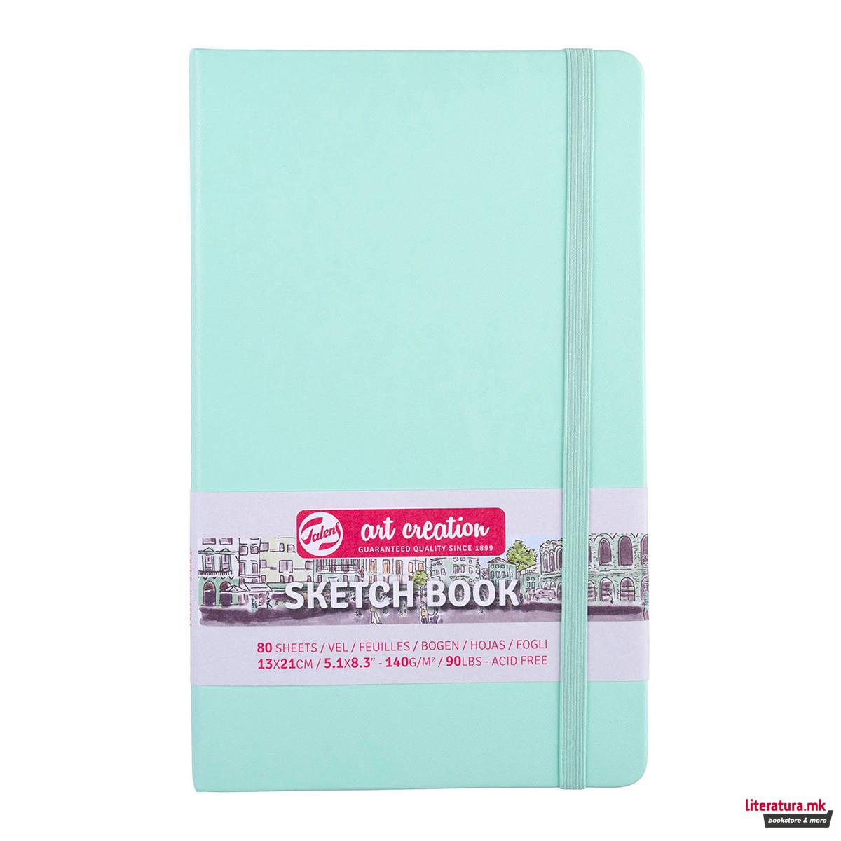 Скицник, Talens Art Creation, 13 x 21 цм, fresh mint 