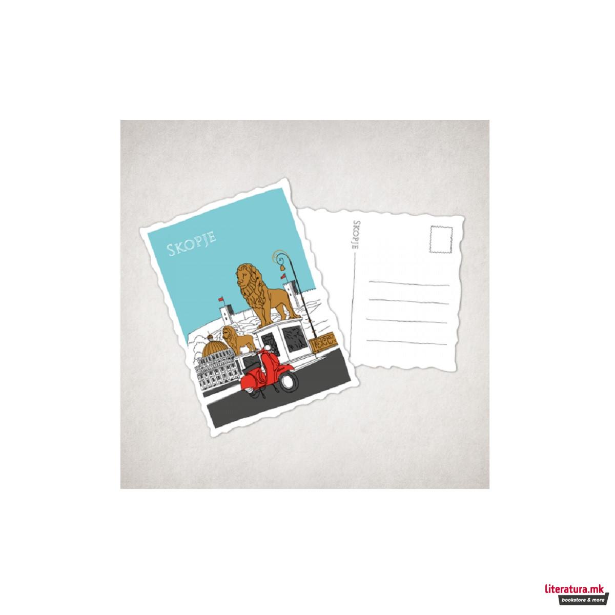 Разгледница, Скопје, Мост „Гоце Делчев“ 