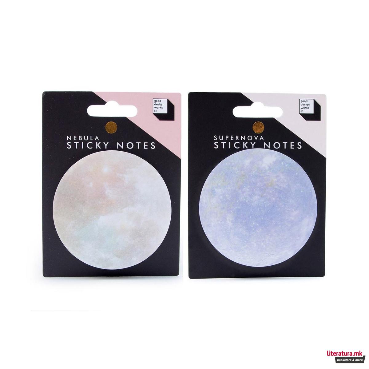 Мемо-ливчиња - Планети, Planet Sticky Notes - 4 x 60 ливчиња 