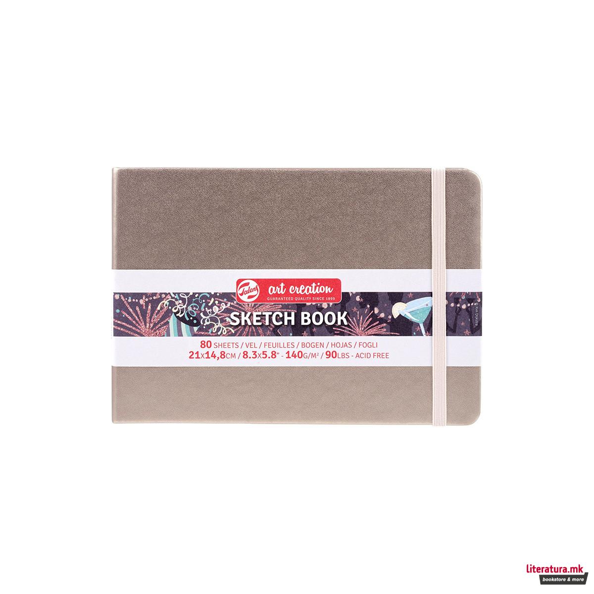 Скицник, Talens Art Creation, 140g, 21 x 14.8 цм, champagne pink 