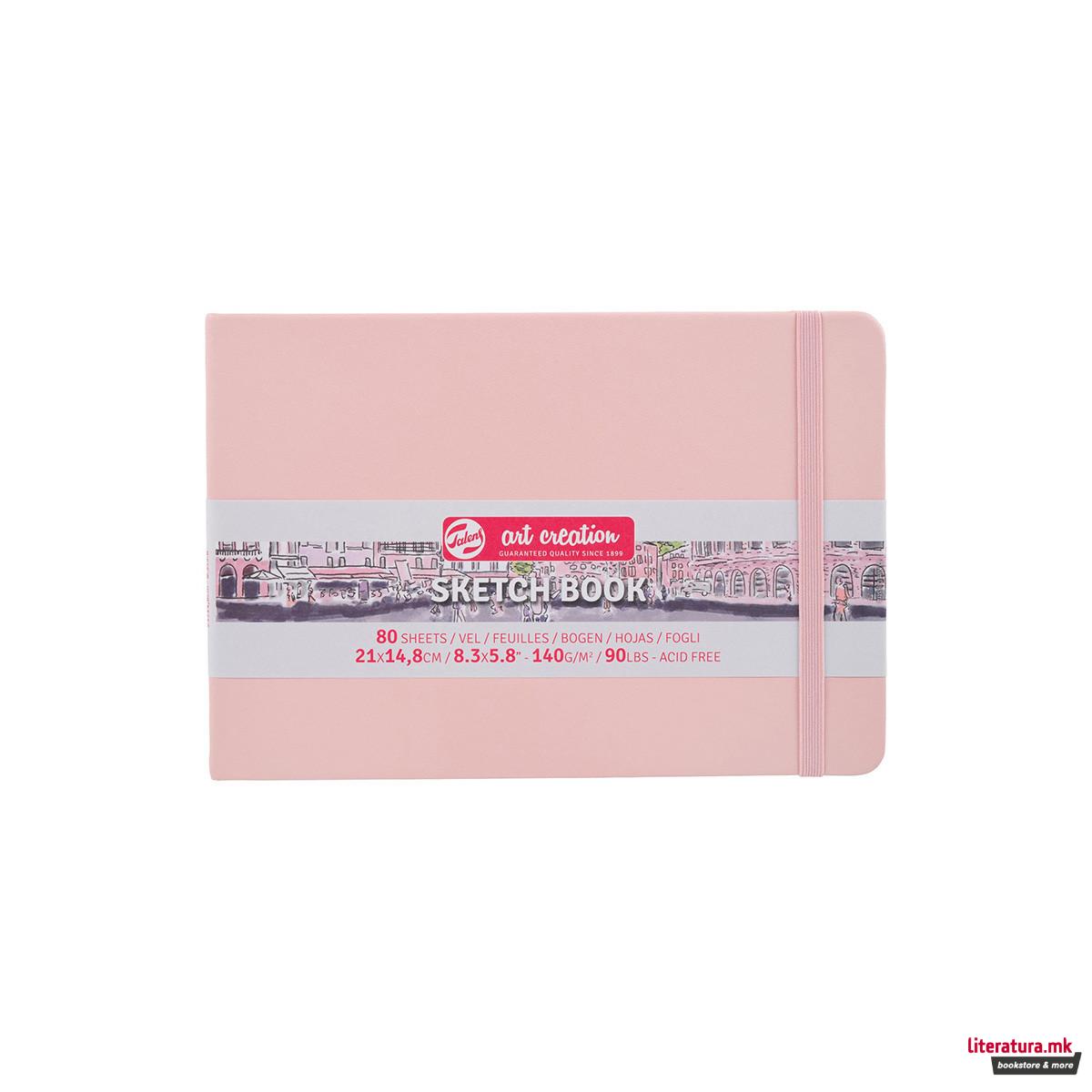 Скицник, Talens Art Creation, Pastel Pink, 21 x 15 cm 
