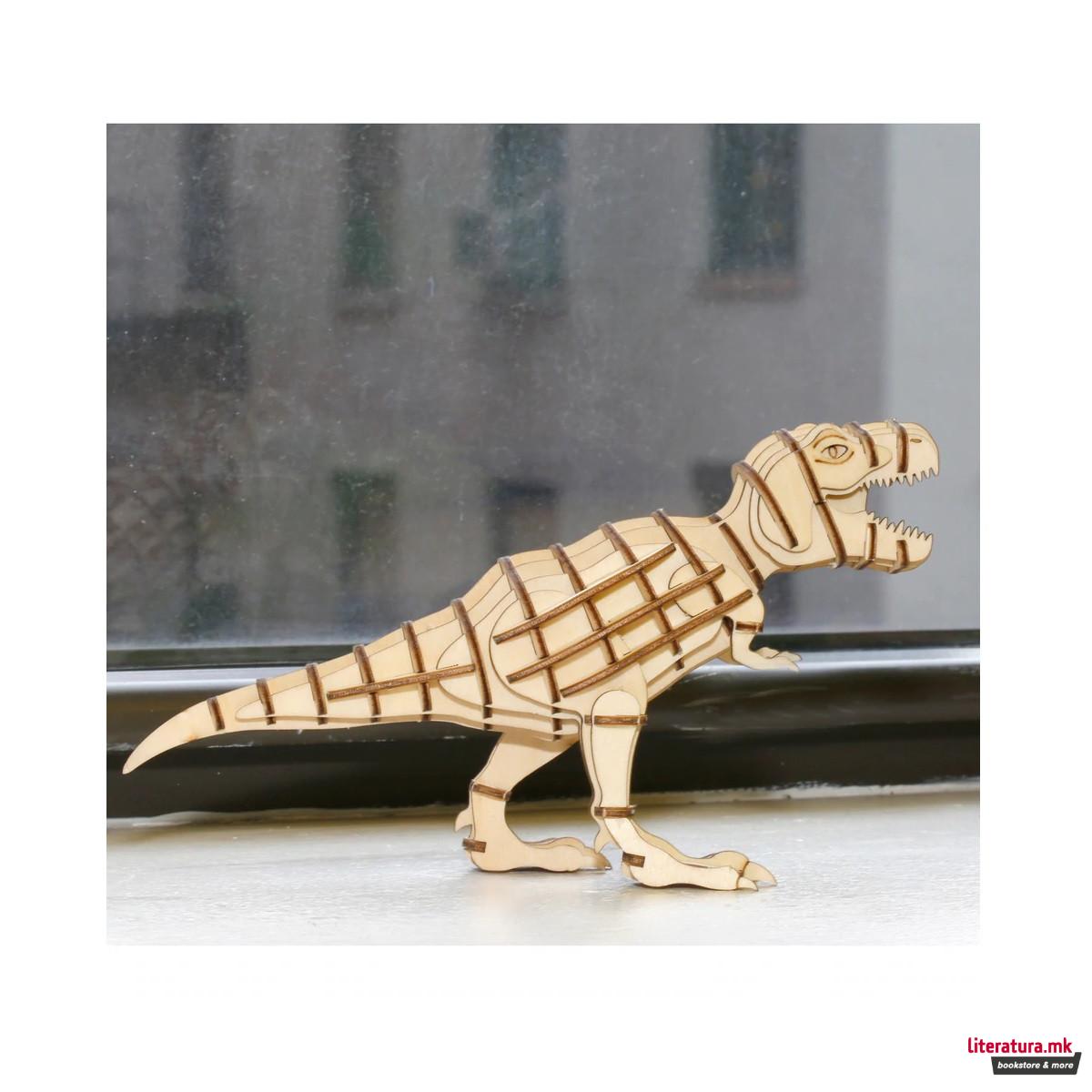 3D дрвена сложувалка, T-Rex 