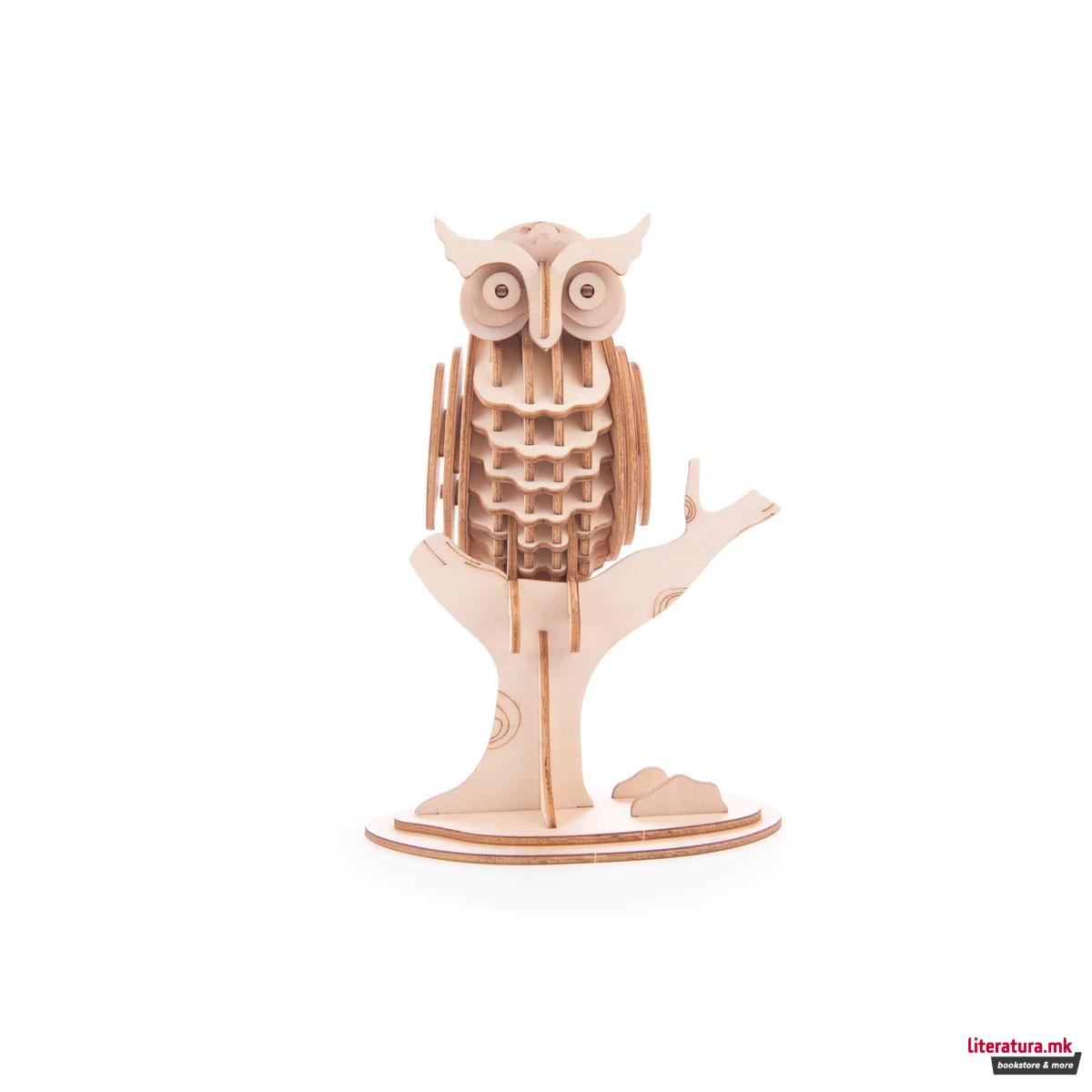 3D дрвена сложувалка, Owl 