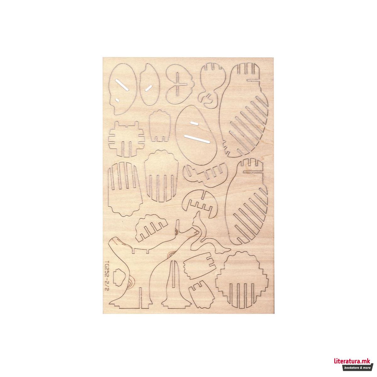 3D дрвена сложувалка, Owl 