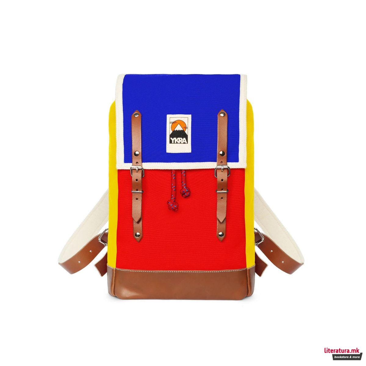 Ранец, Matra Mini, Leather, Blue-Red-Yellow 