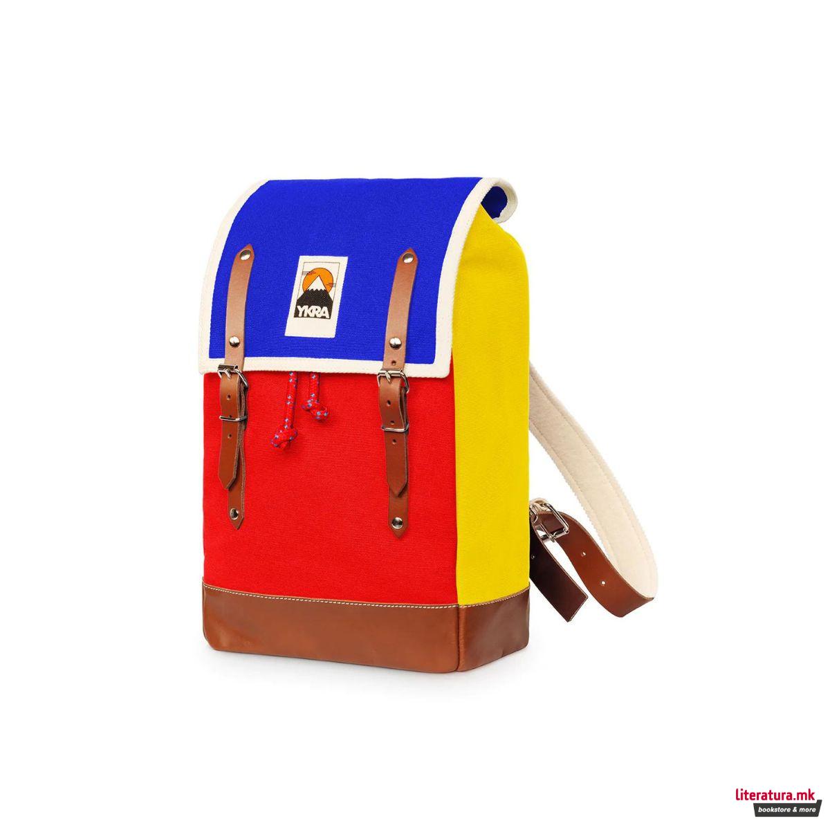 Ранец, Matra Mini, Leather, Blue-Red-Yellow 