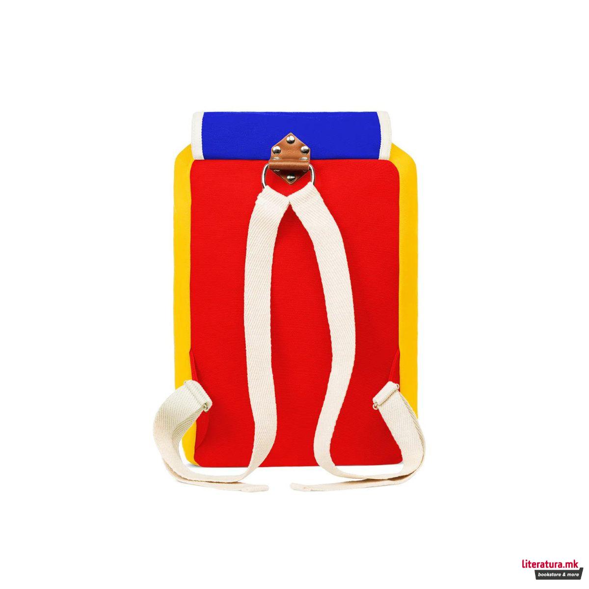 Ранец, Matra Mini, Cotton, Blue-Red-Yellow 