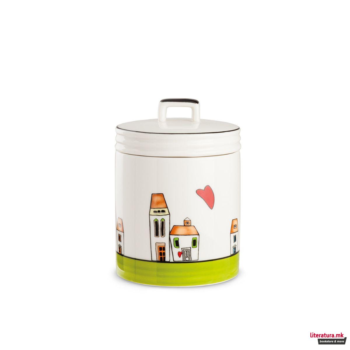 Порцеланска тегла, Le Casette, зелена 