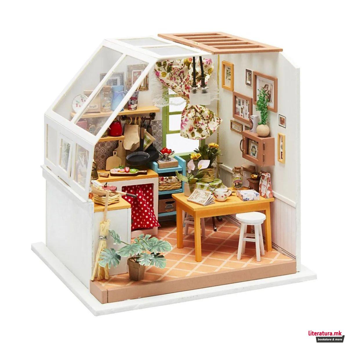Сет за изработка, DIY Miniature Room, Kitchen 