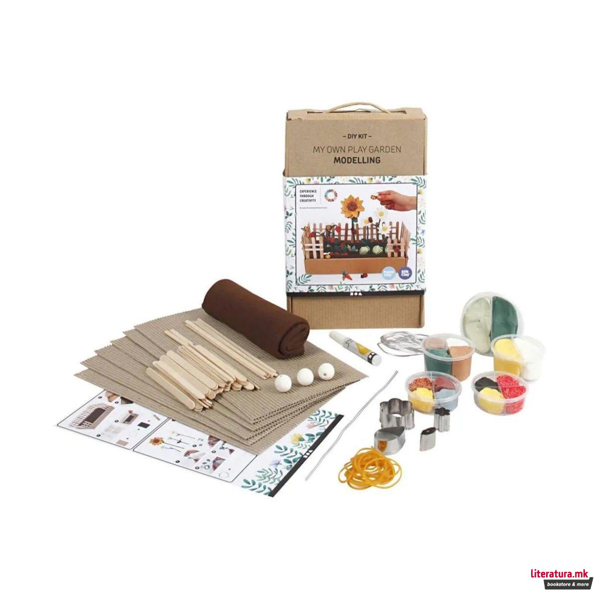 Креативен сет за изработка, My Own Play Garden - Modelling 