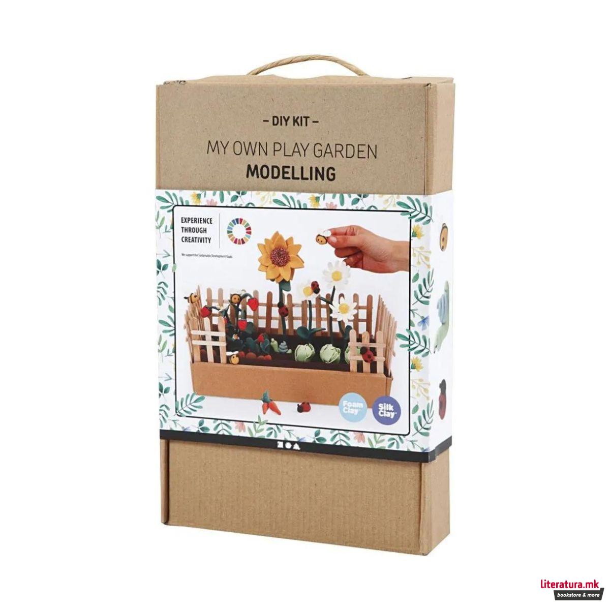 Креативен сет за изработка, My Own Play Garden - Modelling 