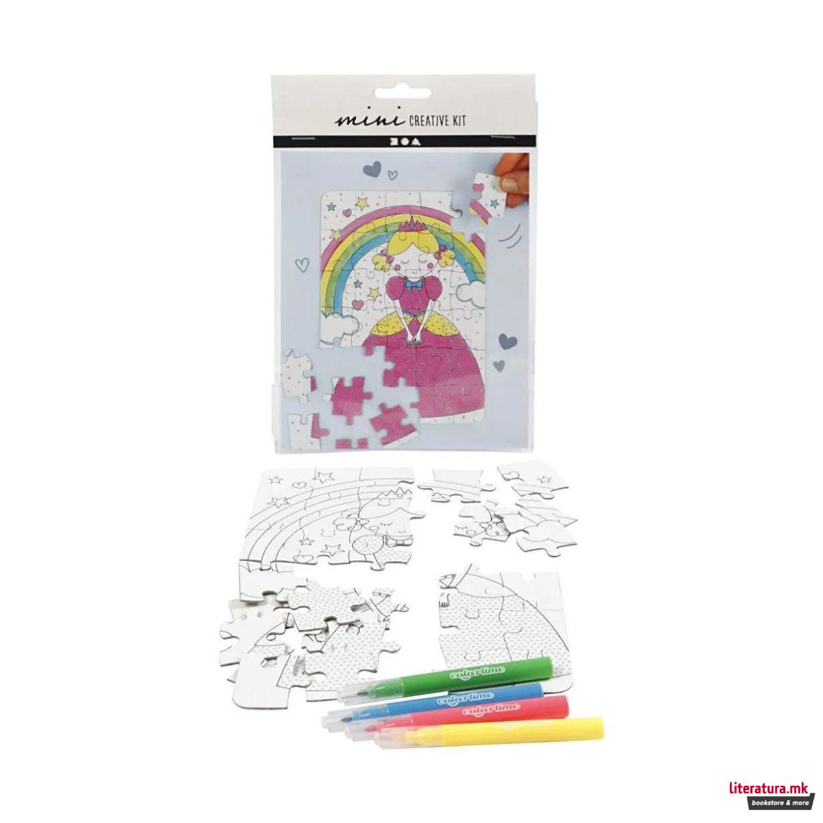 Мини креативен сет - сложувалка, Princess 