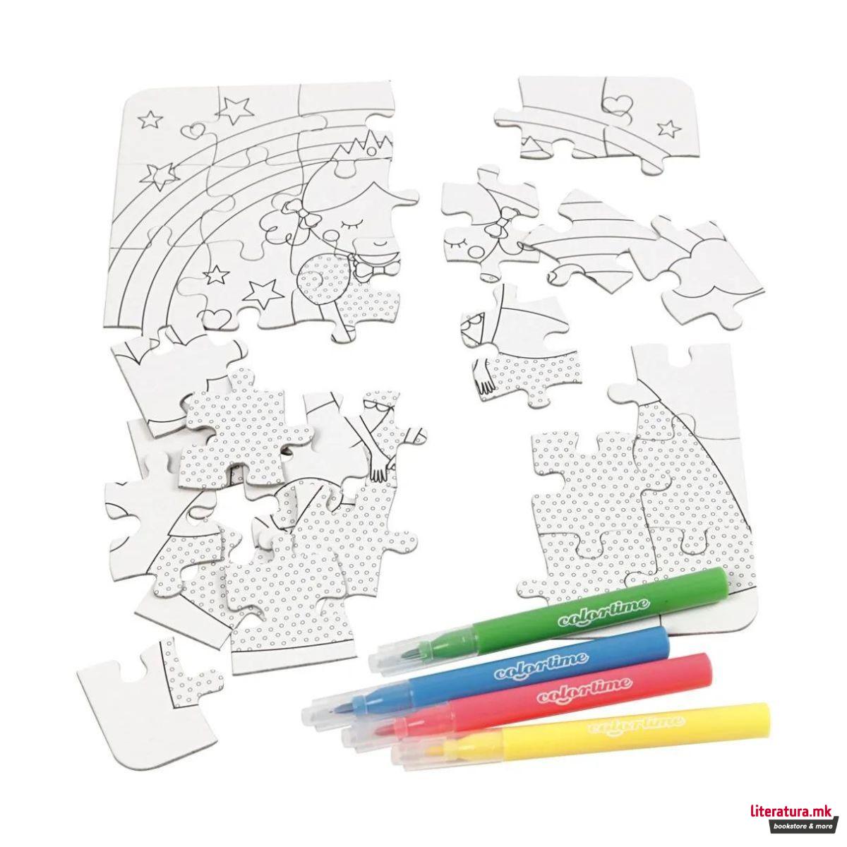 Мини креативен сет - сложувалка, Princess 