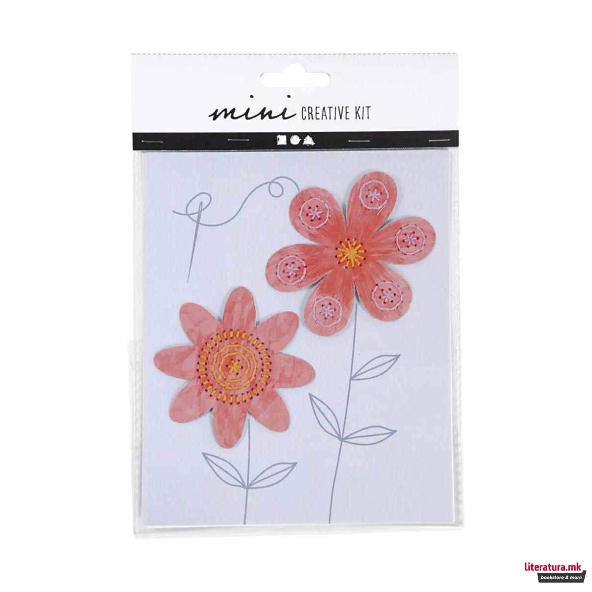 Мини креативен сет за изработка, Flowers 