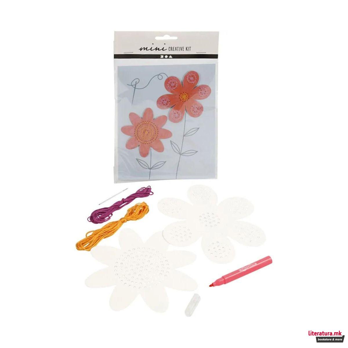 Мини креативен сет за изработка, Flowers 