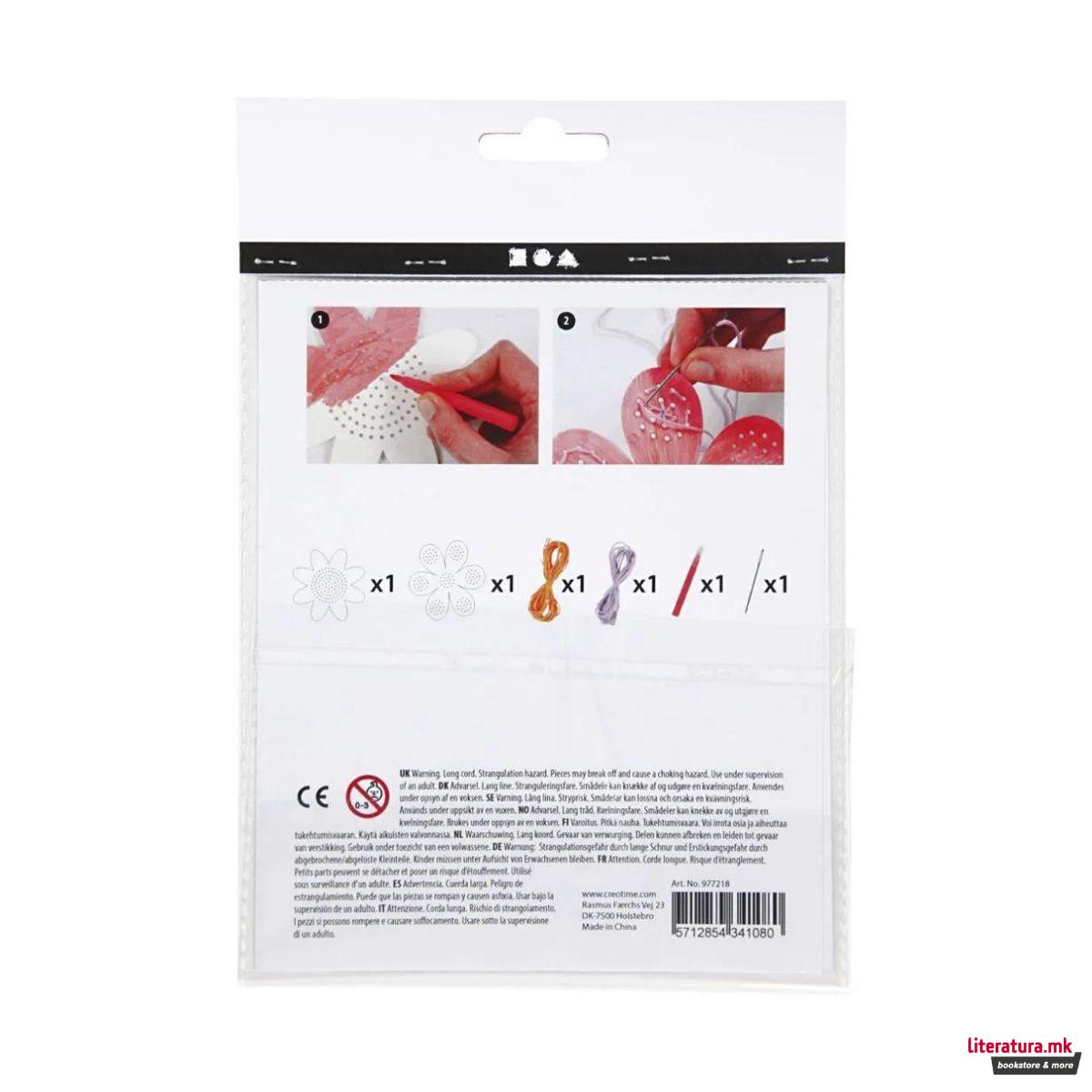 Мини креативен сет за изработка, Flowers 