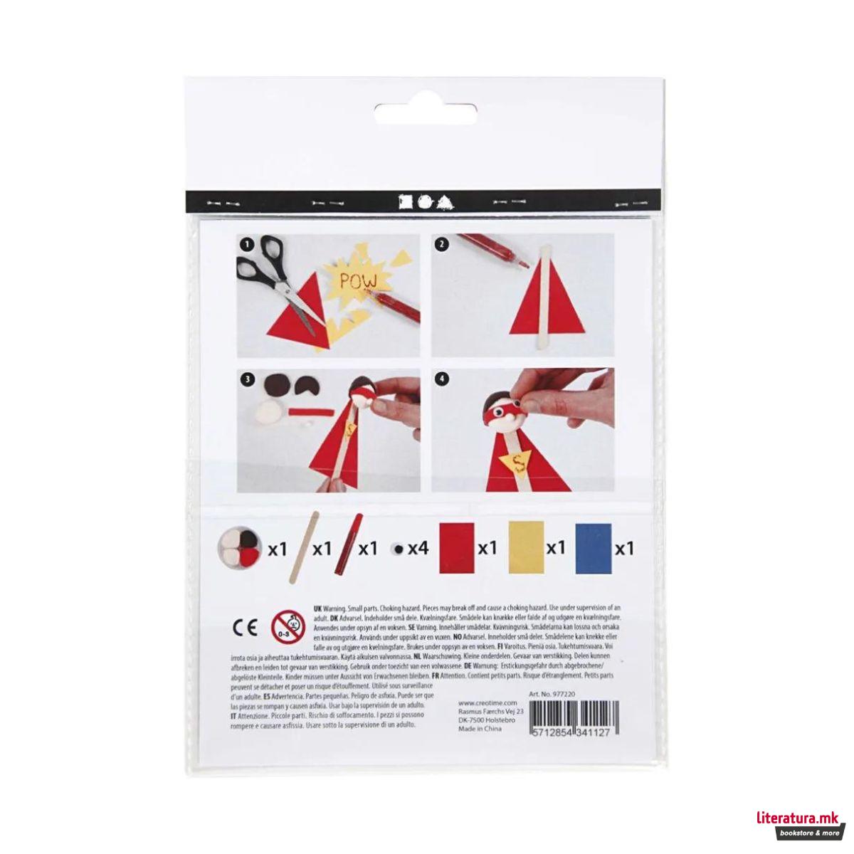 Мини креативен сет за изработка, Ice-lolly Stick Figures 