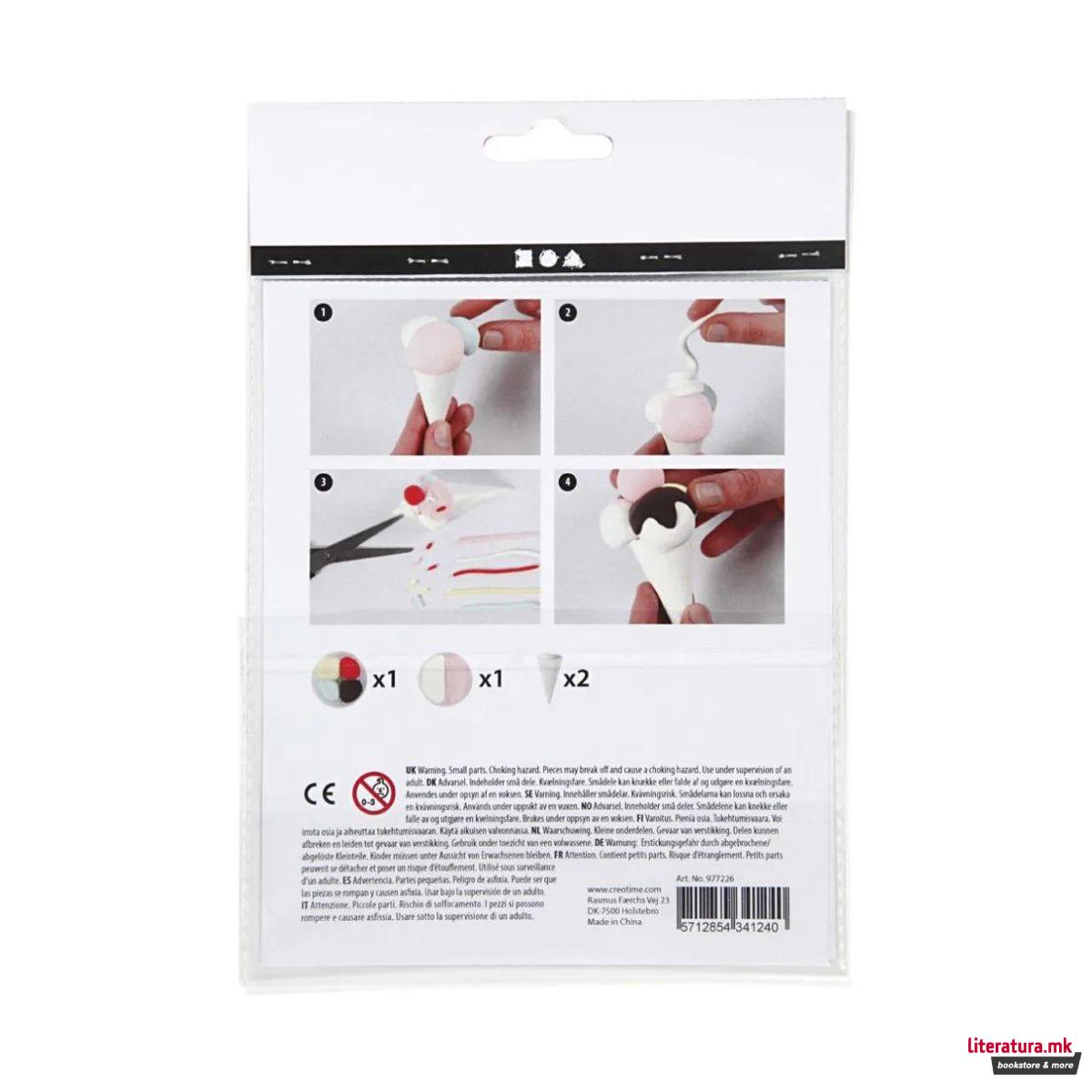 Мини креативен сет за изработка, Ice Cream Cones