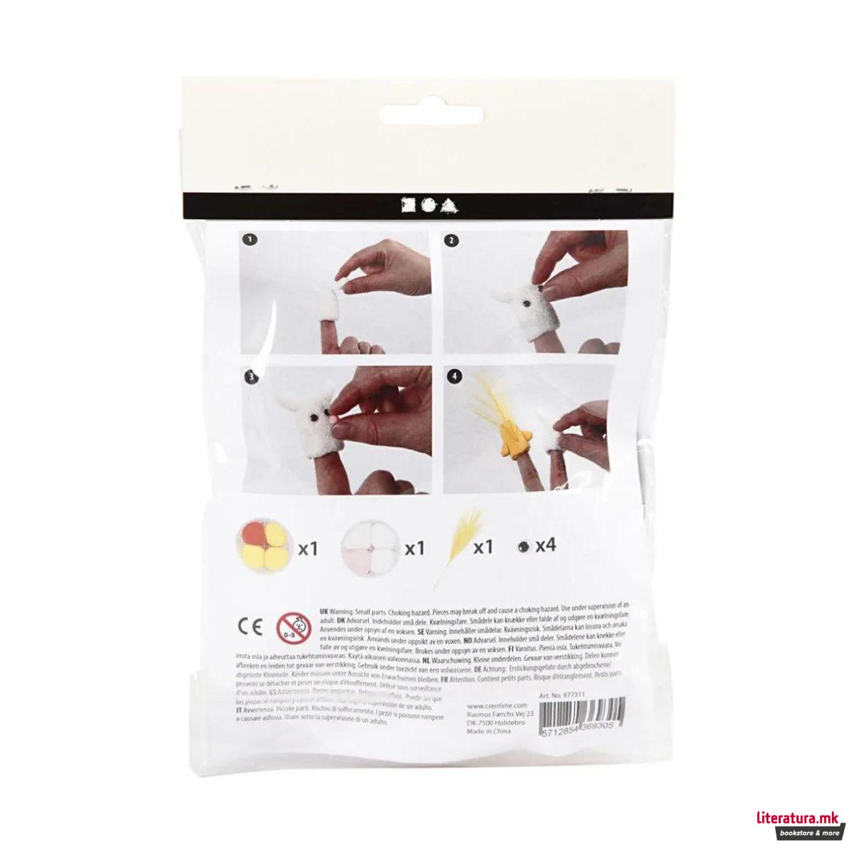 Мини креативен сет за изработка, Finger Dolls 