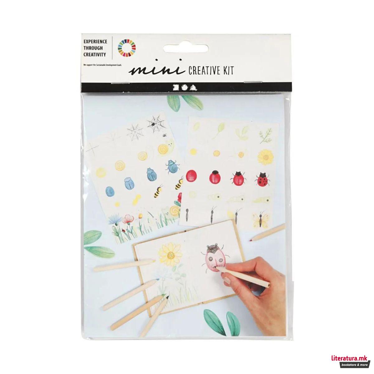 Мини креативен сет за цртање, Bugs 