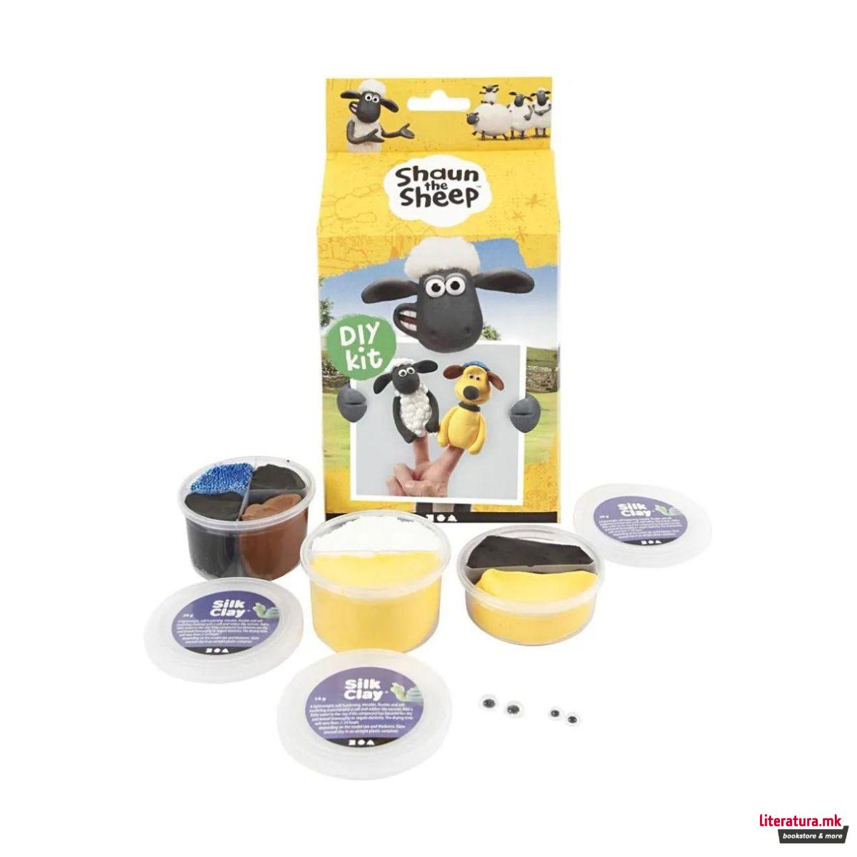 Креативен сет за изработка, Shaun The Sheep - Finger Puppets 