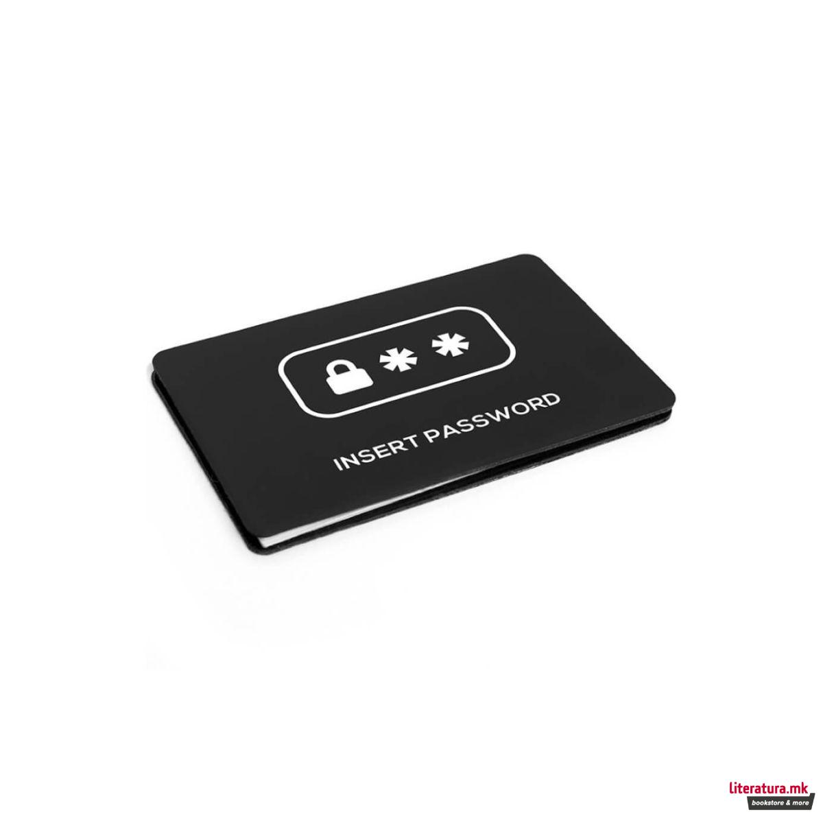 Бележник за лозинки, Insert Password 