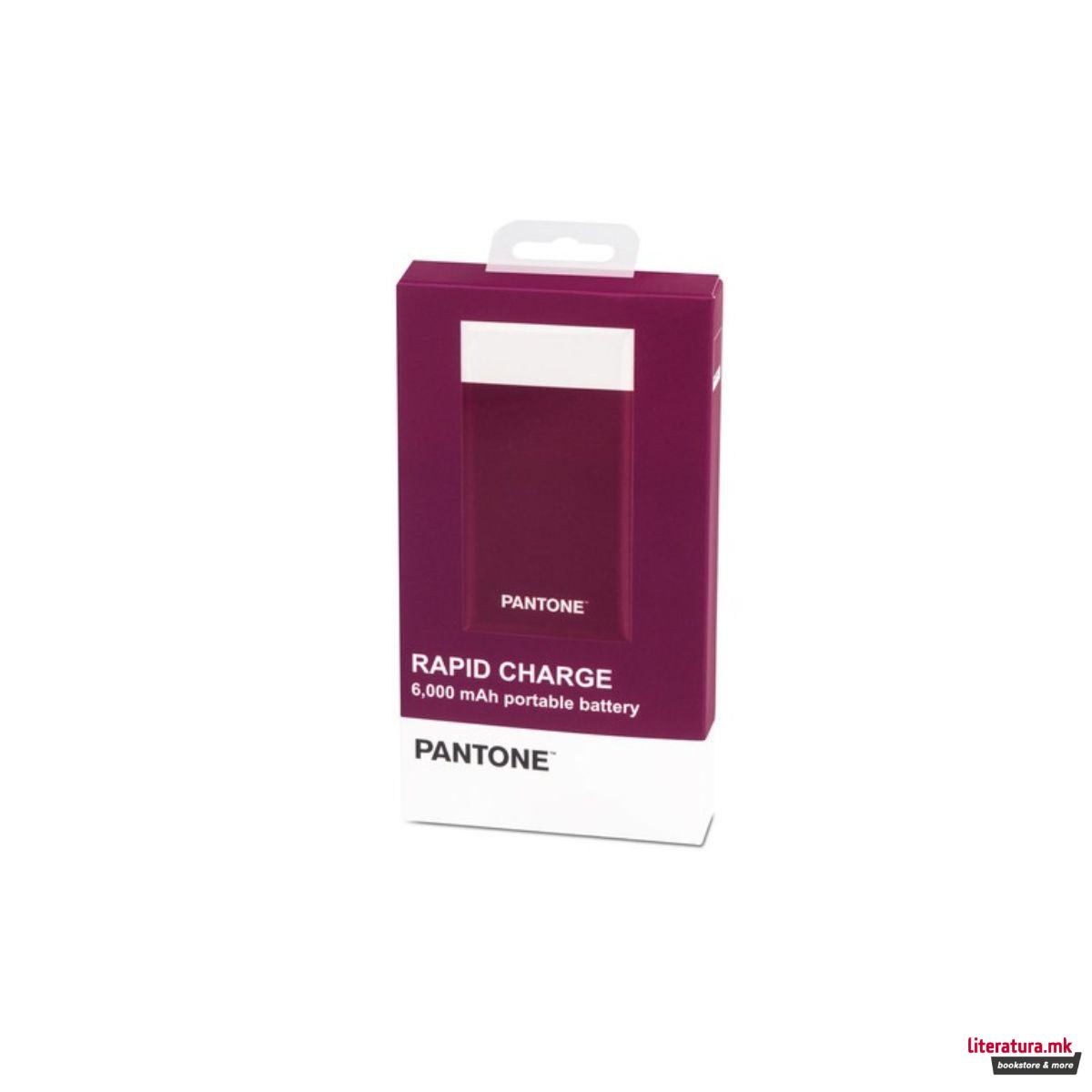 Преносен полнач, Pantone purple, 6000mAh 