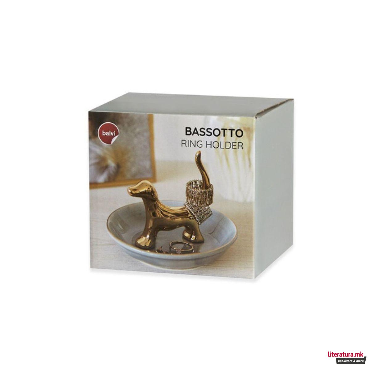 Порцелански држач за накит, Bassotto 