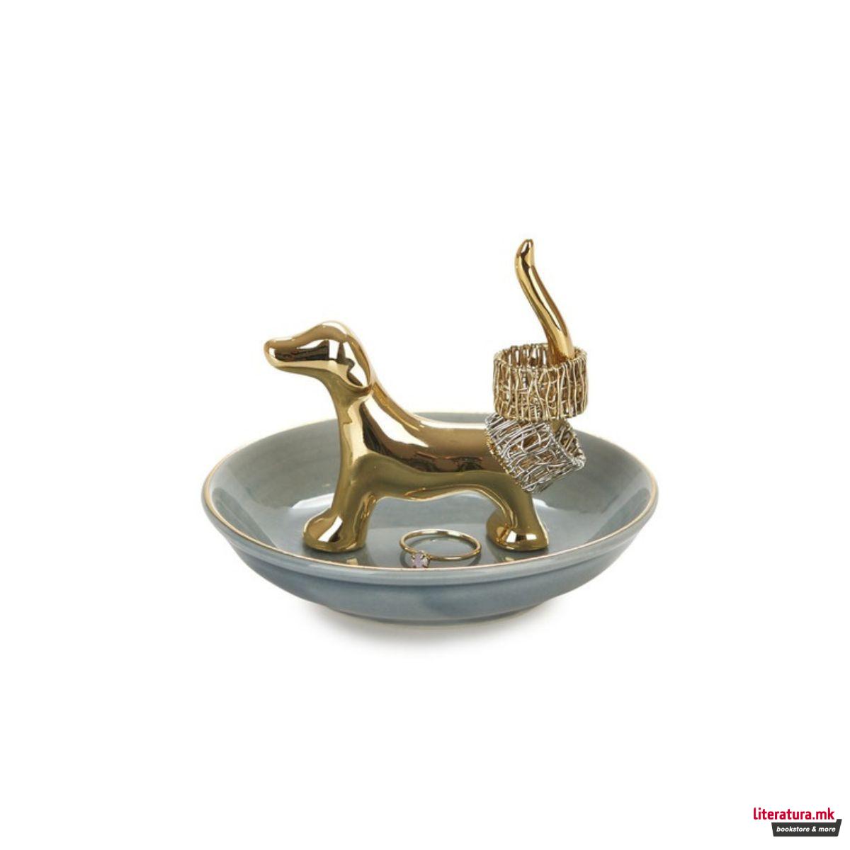 Порцелански држач за накит, Bassotto 