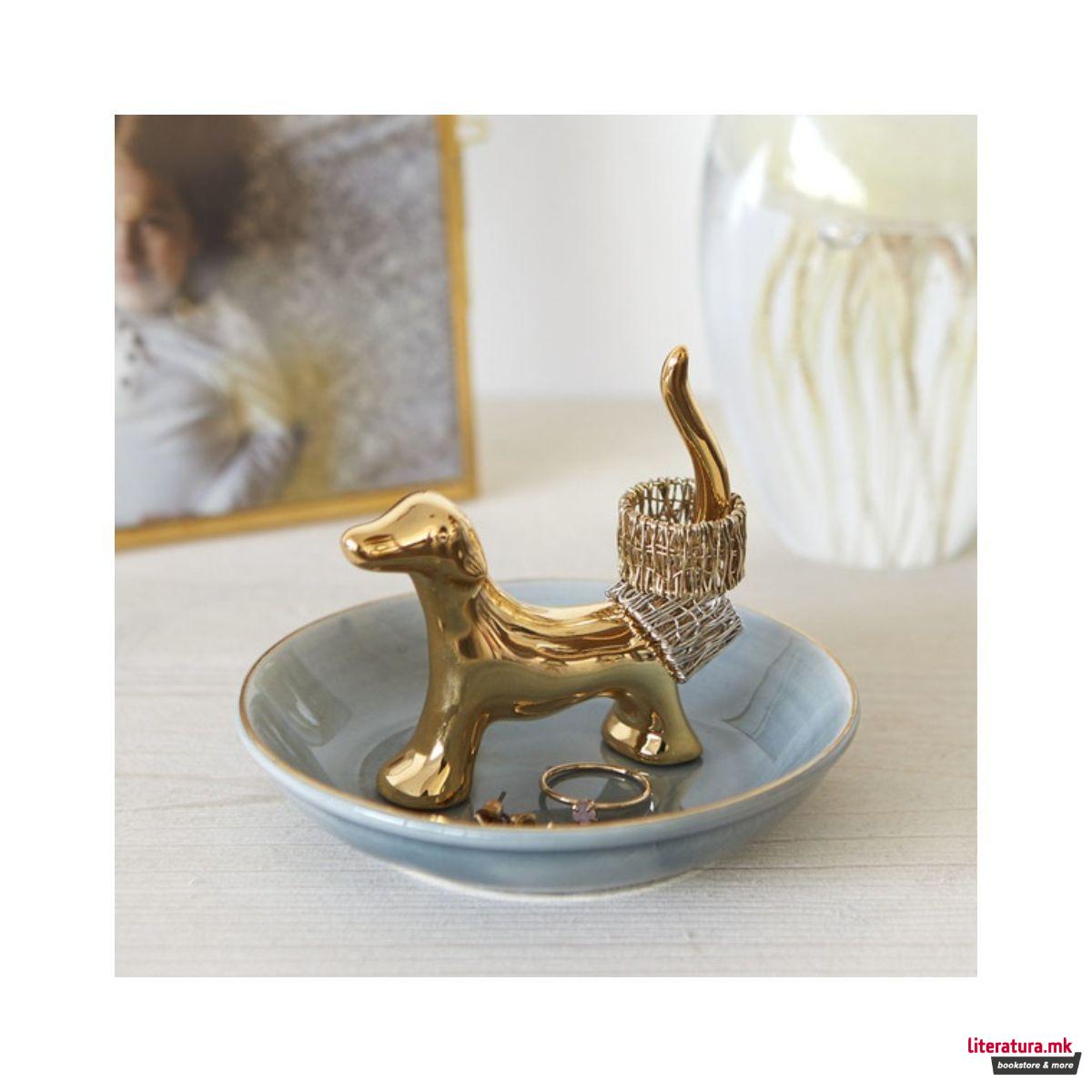 Порцелански држач за накит, Bassotto 