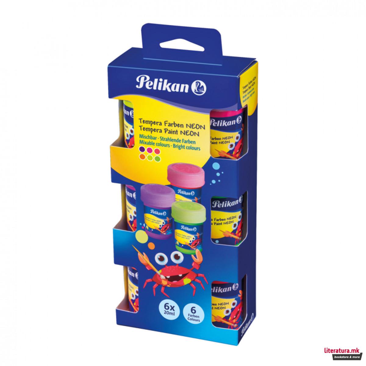 Темперни бои, PELIKAN, 740H, 10x20мл 