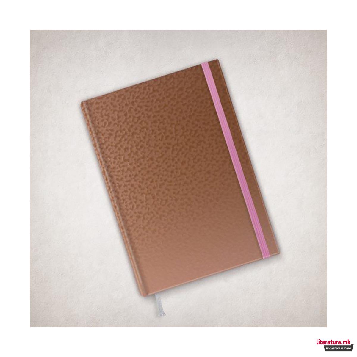 Тефтер, Skin Pink Gold, A5