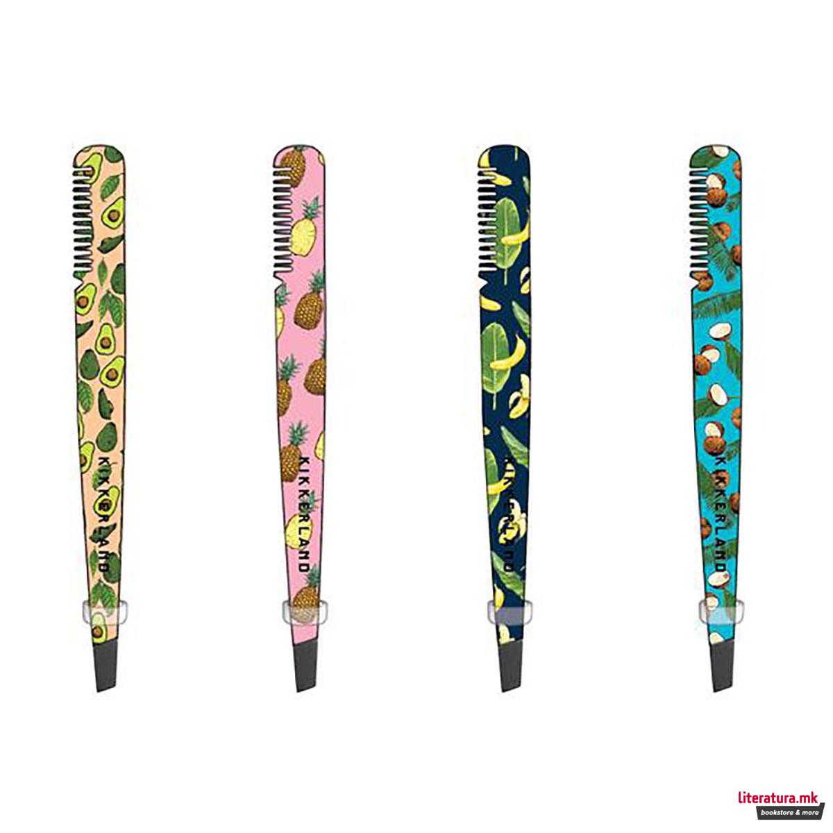 2 во 1 пинцета за веѓи, Tropical 