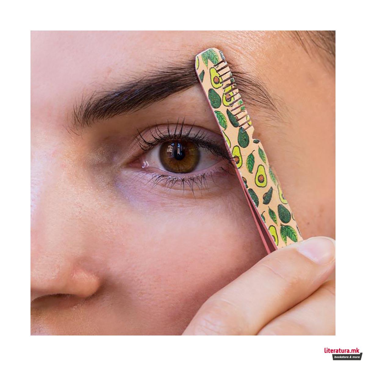 2 во 1 пинцета за веѓи, Tropical 