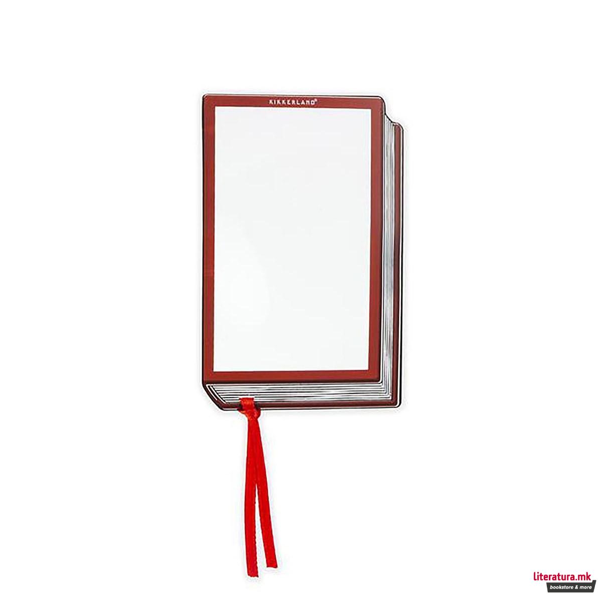Разделник-лупа во форма на книга, Fresnel Bookmark + Magnifier