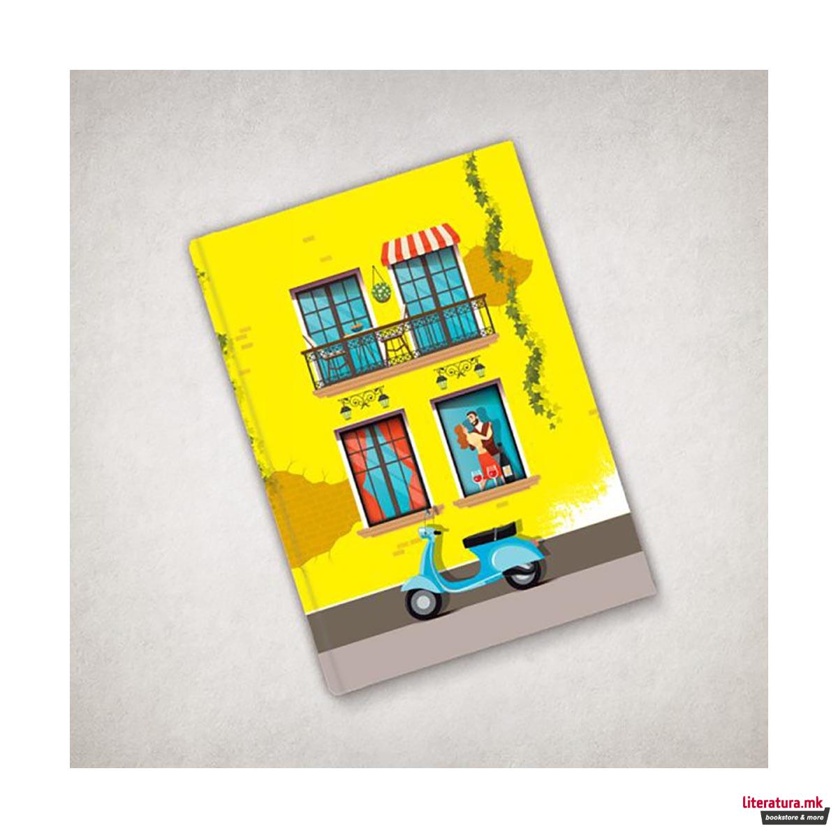 Тетратка, Travel, Roma, A4, хибридни линии 