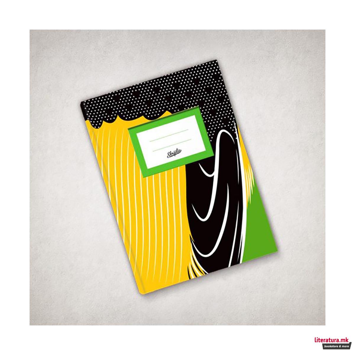 Тетратка, Feathers patterns, Hooded Oriole, B6, хибридни коцки 