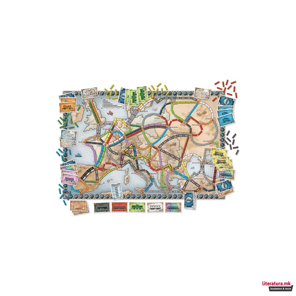 Друштвена игра, Ticket to Ride Europe 