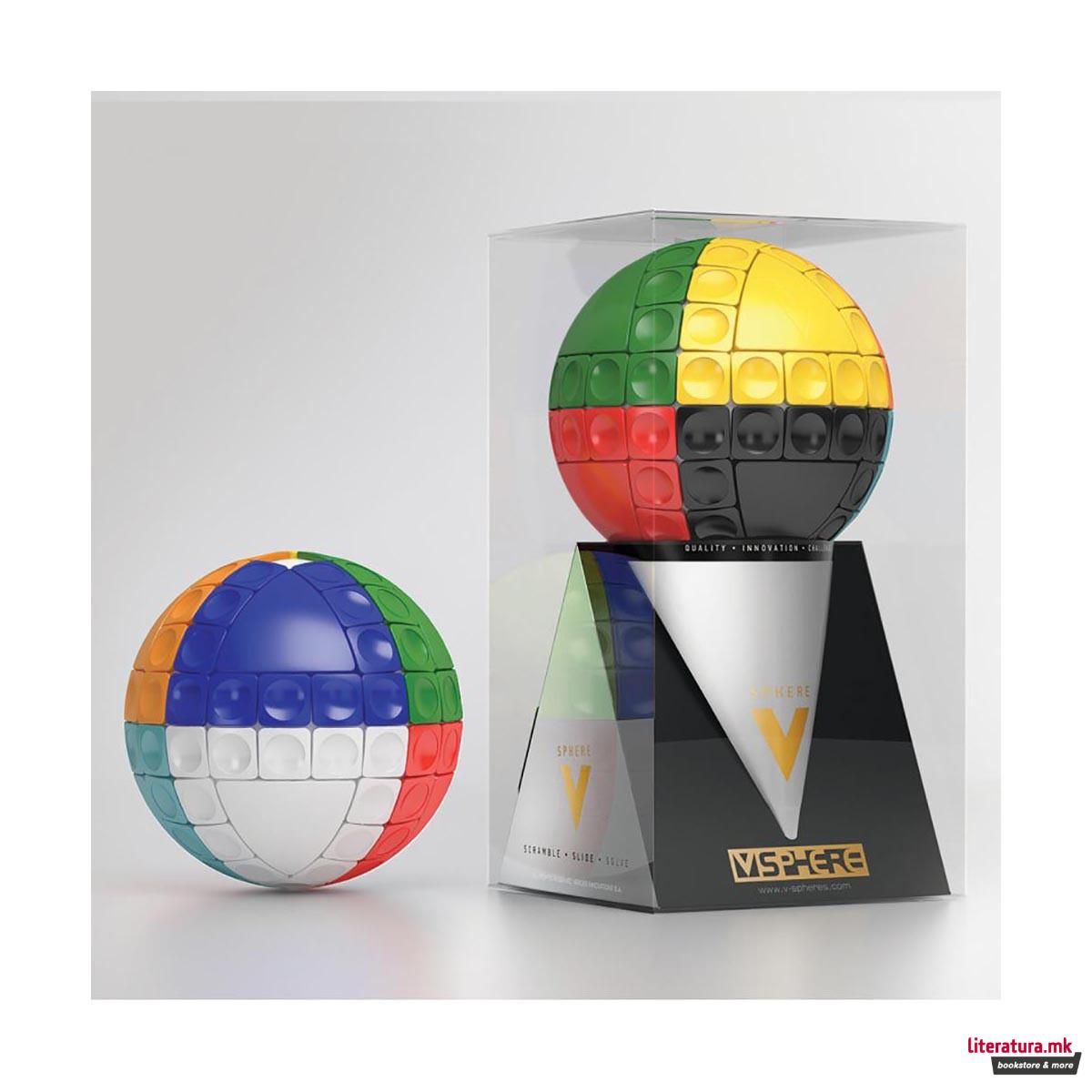 Рубикова коцка, V-SPHERE, 3D Sliding Spherical Puzzle 