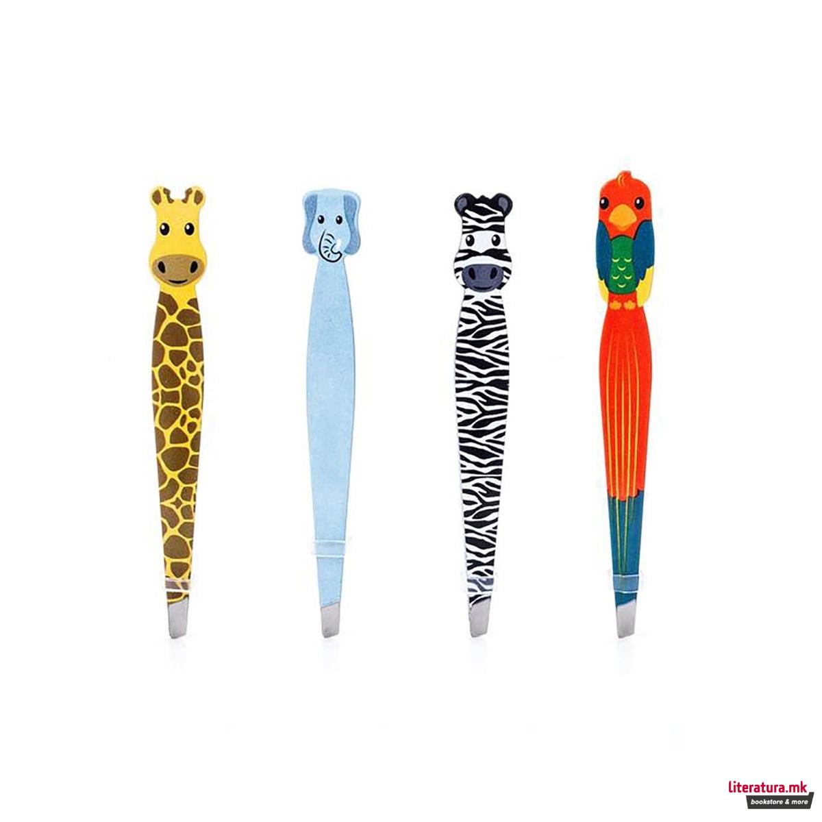Сет пинцети, - Tweezers Safari Assorted 