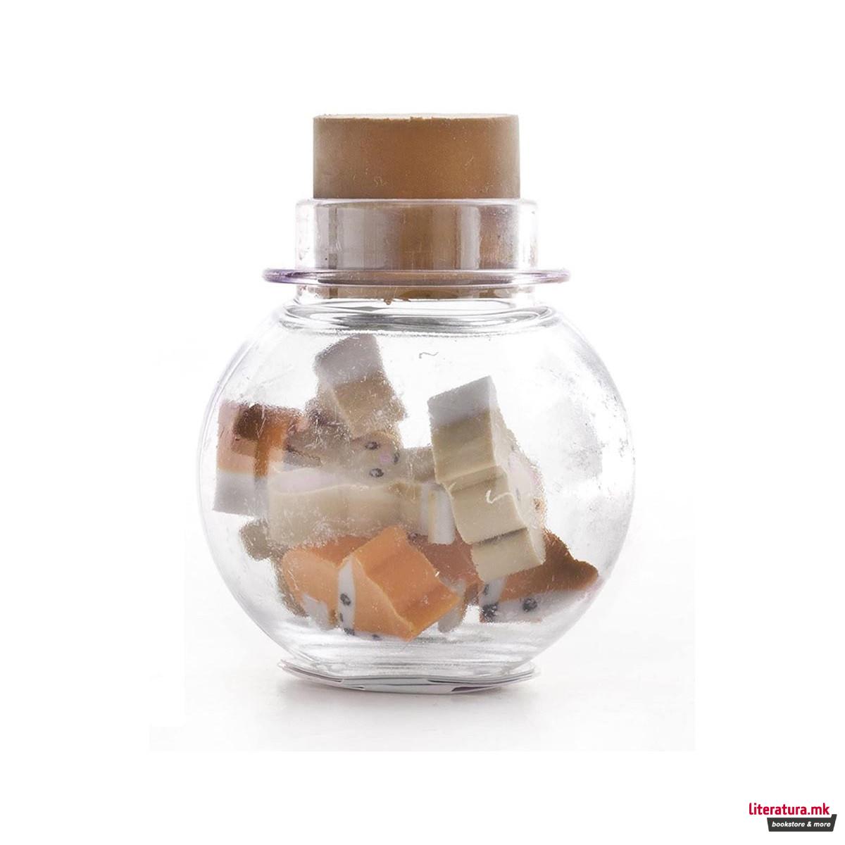 Гуми за бришење, Woodland Erasers, сет од 10 