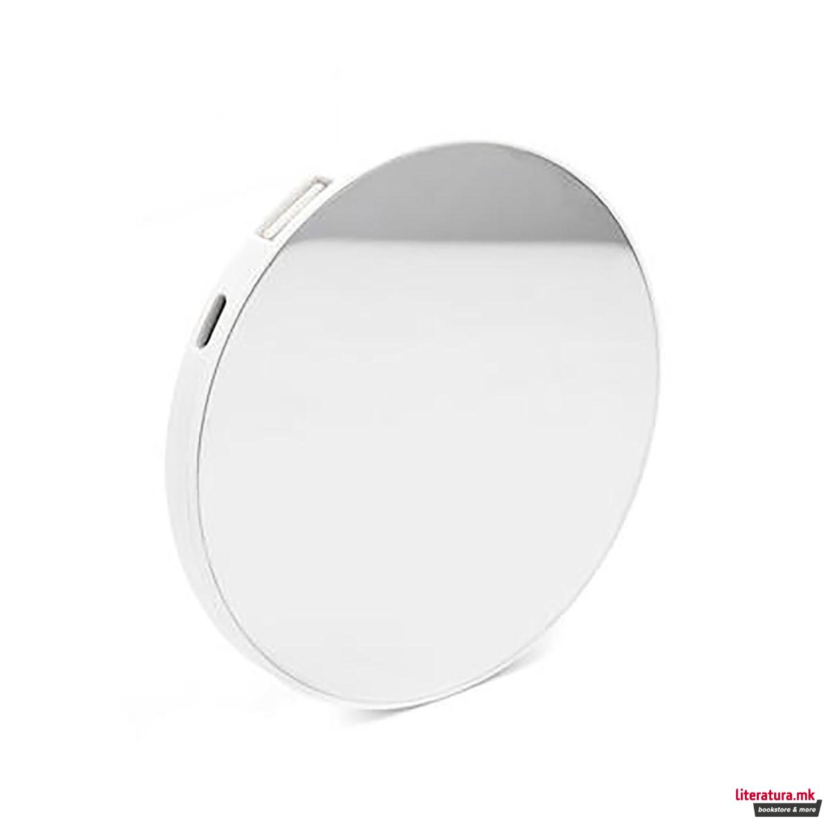 Огледало-преносен полнач, Mirror power bank, 2000 mAh 