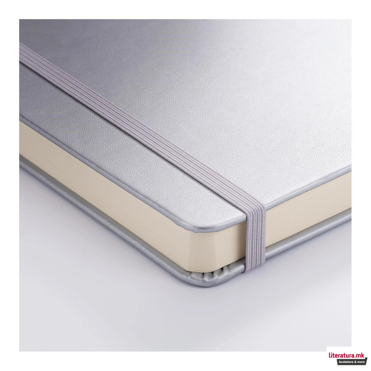 Скицник, Talens Art Creation - Shiny Silver, 9 x 14 cm 