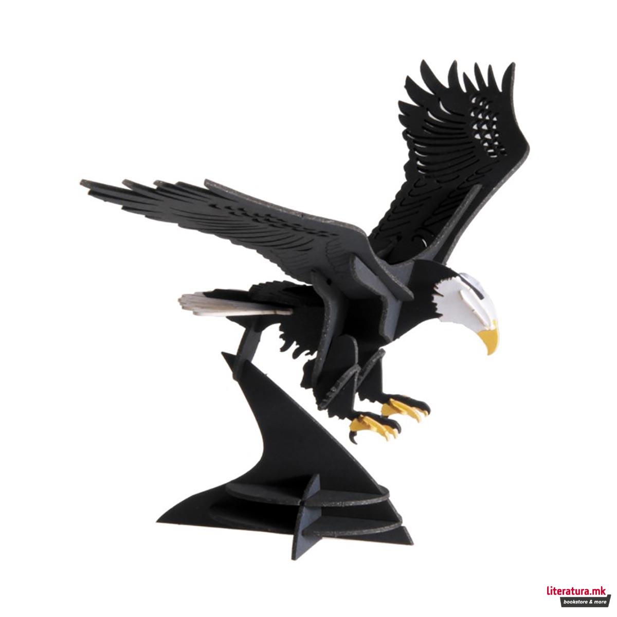 3D модел од хартија - Орел 